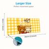 Cute Rilakkuma Breakfast Custom Name Large Size Mouse Pad Gaming Table Cushion Nonslip Laptop Tablet Big XXL Mat Mini PC Playmat With Lock edge