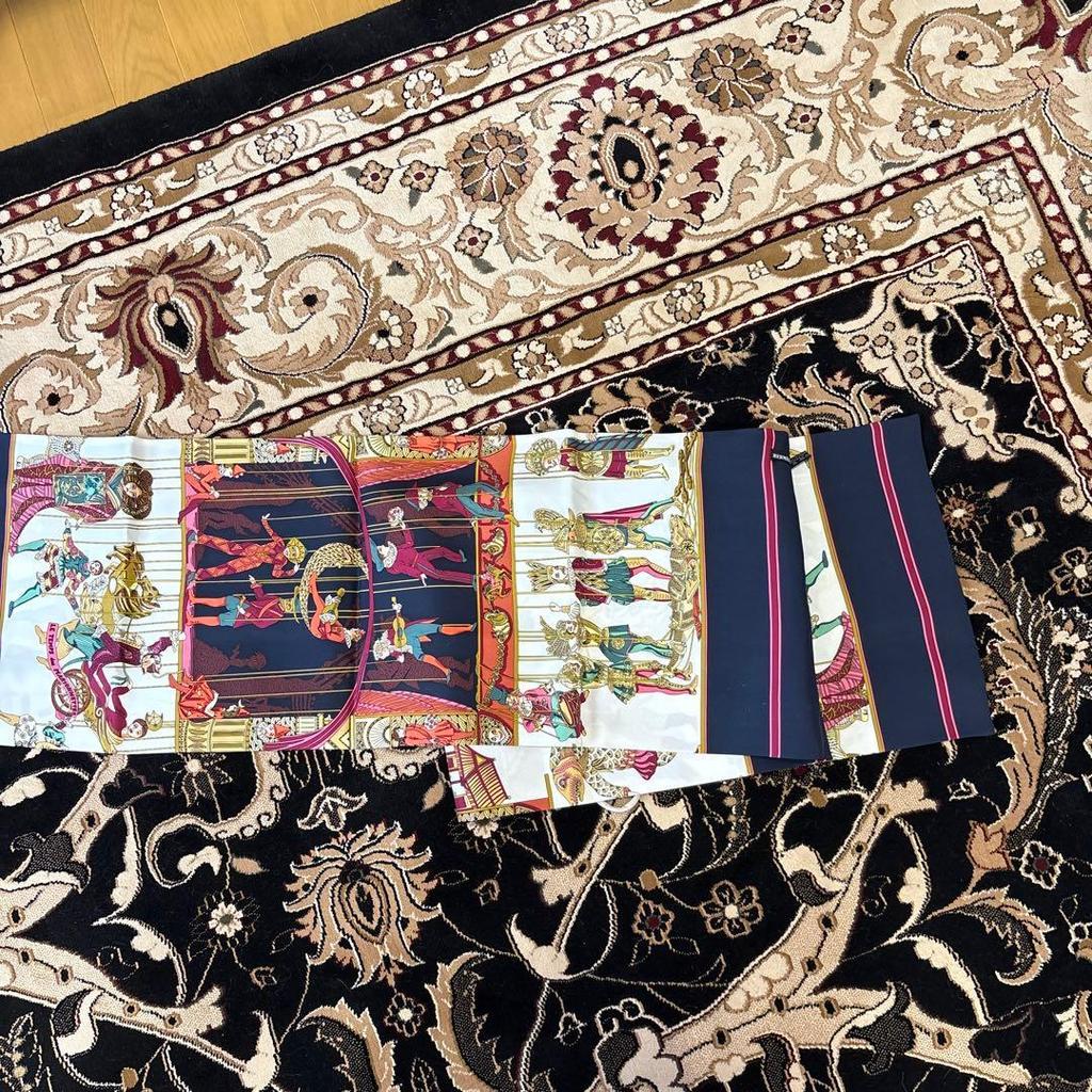 Used Hermes scarf, rare item