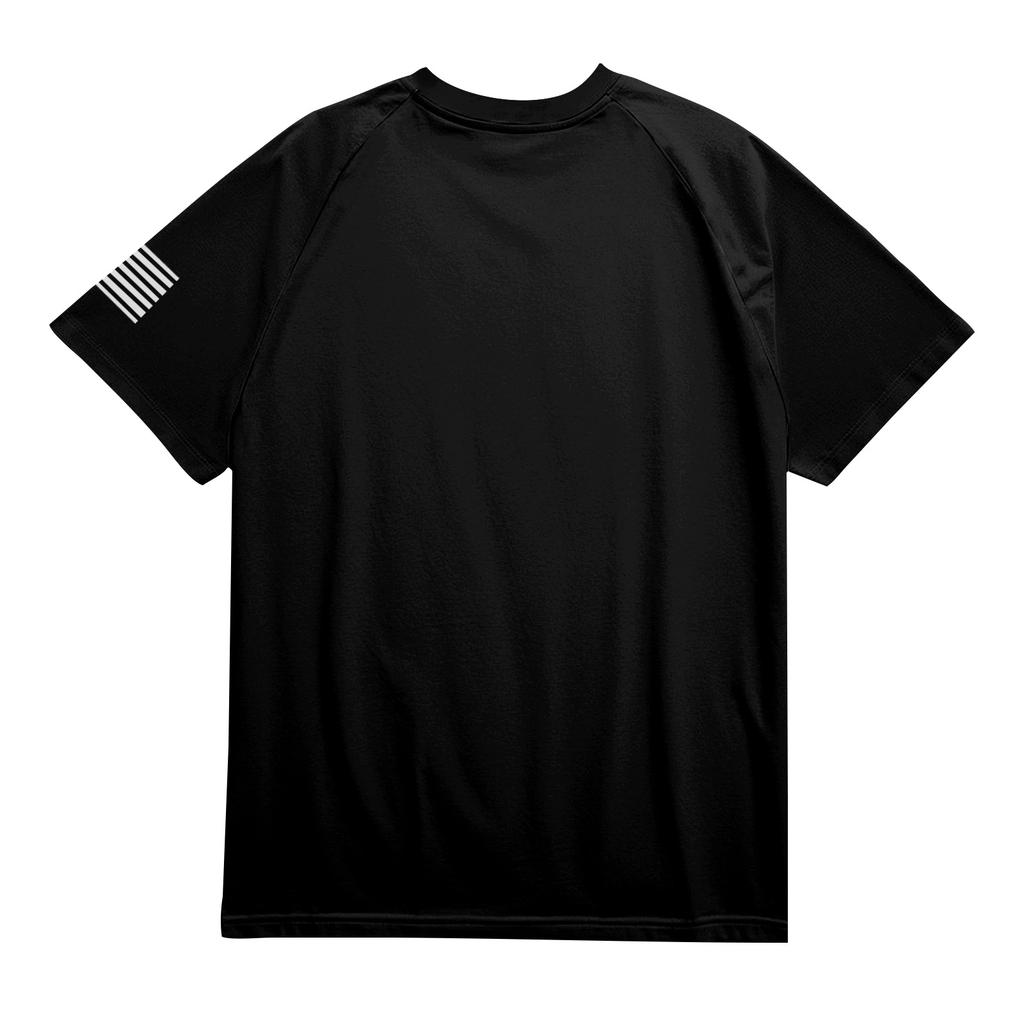 Men's Short-sleeve Top With U.S. Political Raglan Sleeves