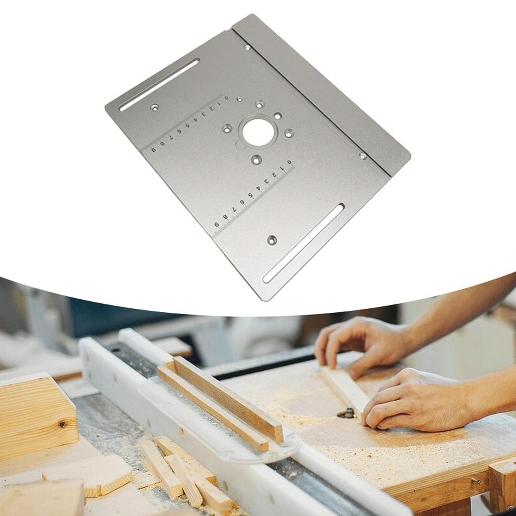 Frästisch-Einlegeplatte, Holzfräsen Flip-Board, Premium, Hohe Leistung, Lift für