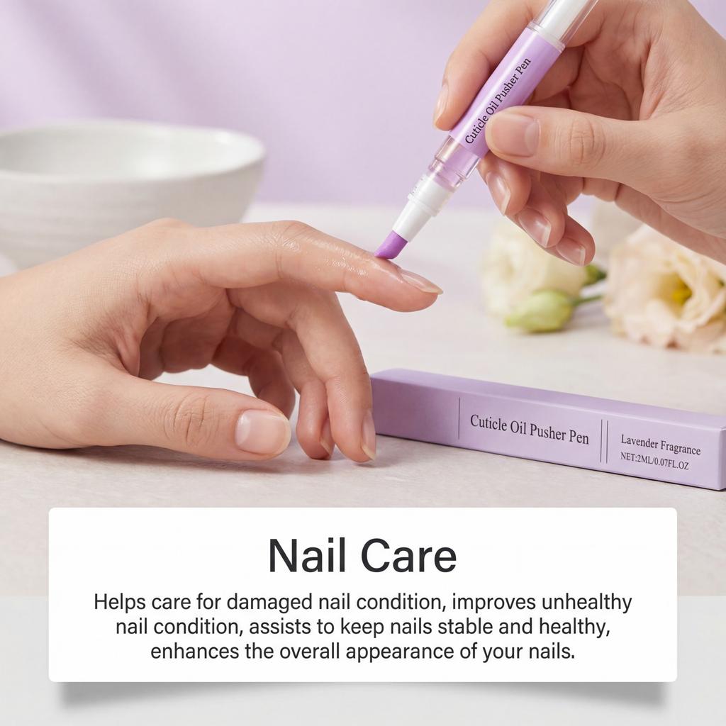 1/2/3/4 PCS x Nail Cuticle Oil Pen Lavender Fragrance Cuticle Pusher Nourishing Nail Oil Cuticle Remover Nail Nutrition Oil Pen