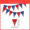 Western Cowboy Party Banner Set With Paper Triangular Flags For Birthday Celebration Events