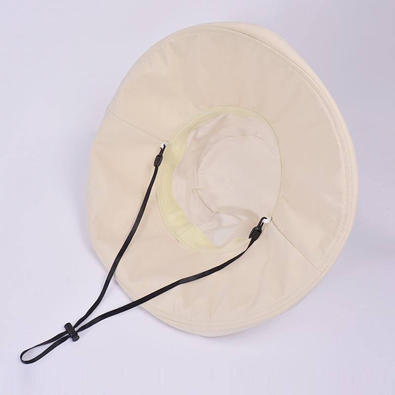 Spring Summer Outdoor Sun Hat Women Large Brim Sun Protection Fisherman Hat