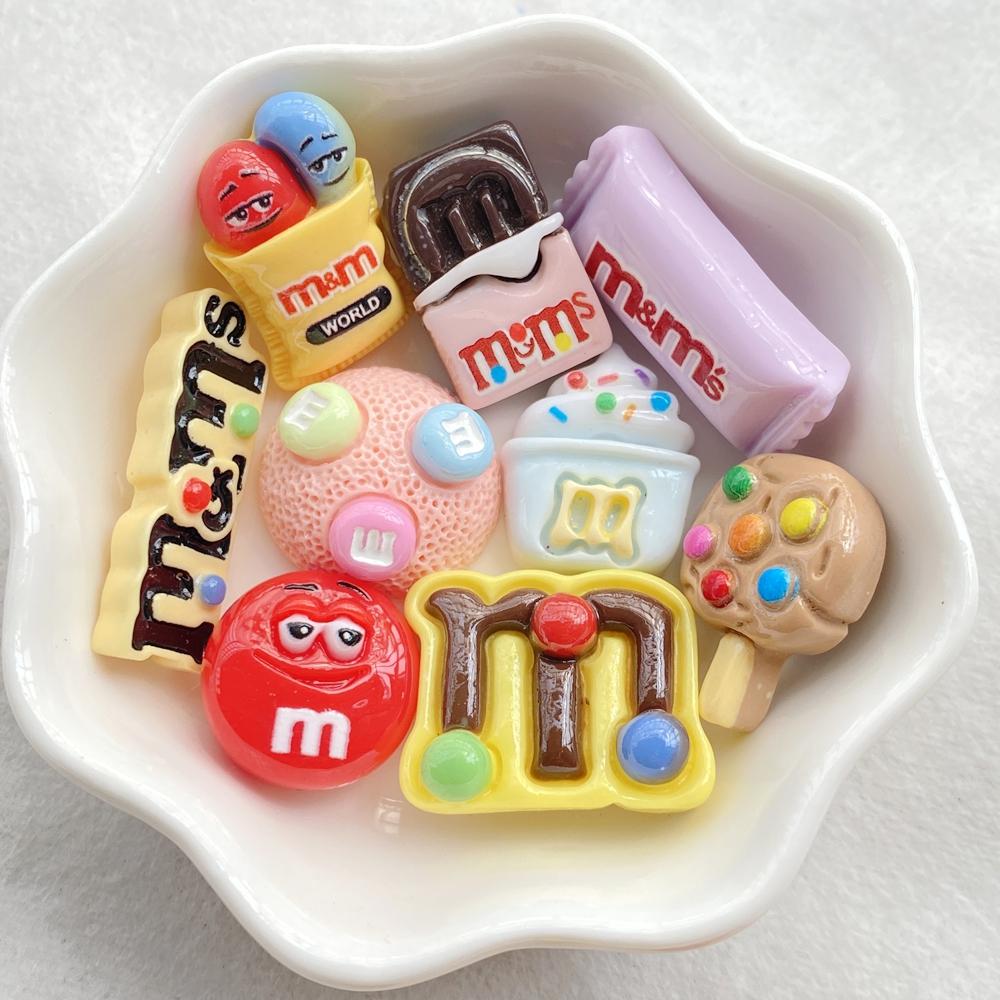 10Pcs Cute Cute cartoon Flat Back Resin Scrapbooking DIY Jewelry Craft Decoration Accessorie