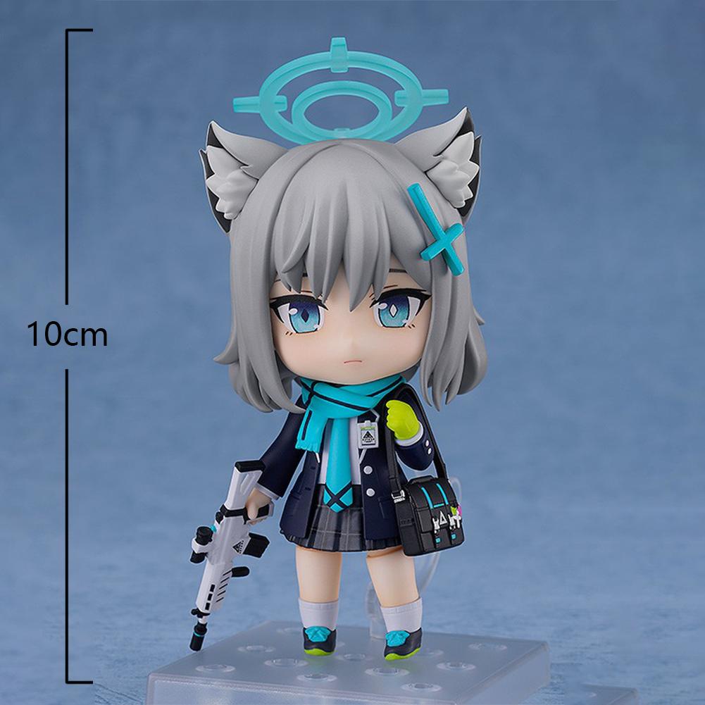 

Anime Sunaokami Shiroko figure Sunaokami Shiroko action figure Sunaokami Shiroko figurine PVC Model Toys Collection Statue Gifts 10cm
