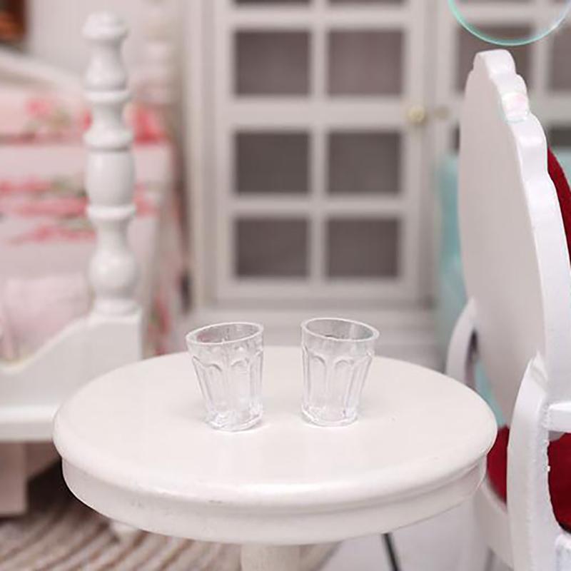 5 шт. 1:12 Кукольных Миниатюрных Стаканов для Воды Кукольная Кухня Аксессуары Игрушки