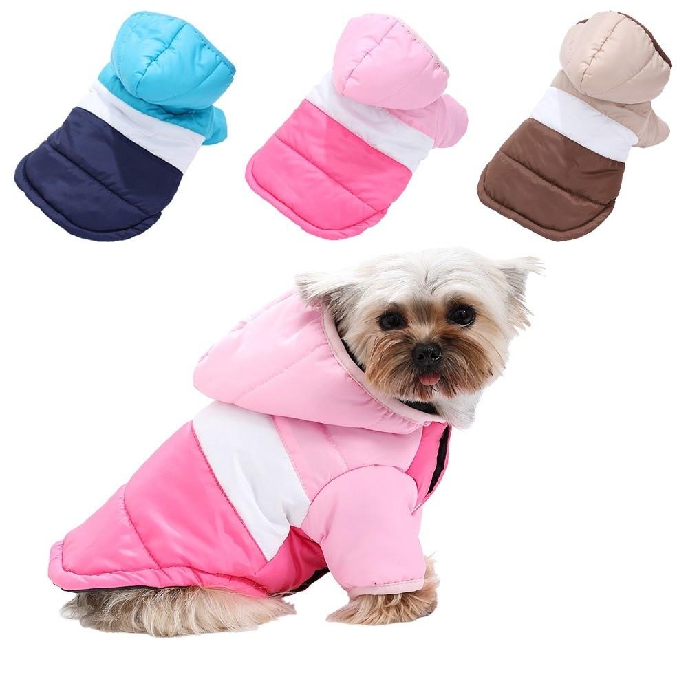 Warm Dog Hoodie Coat Thickened Pet Coat Comfortable Puppy Jacket Pet Supplies