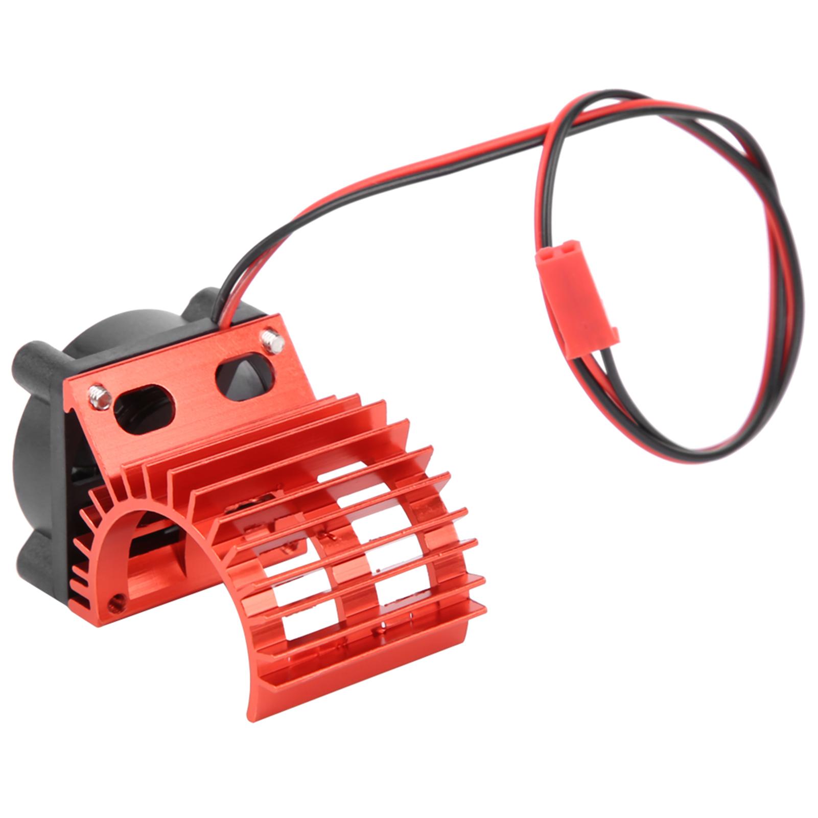 

Heat Sink Upgrade Accessory for 380390 Motor 116 RC Car Boat Model with JST PlugRed