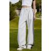Spring and Autumn New Women's Loose Wide Leg Casual American Retro Sports Pants