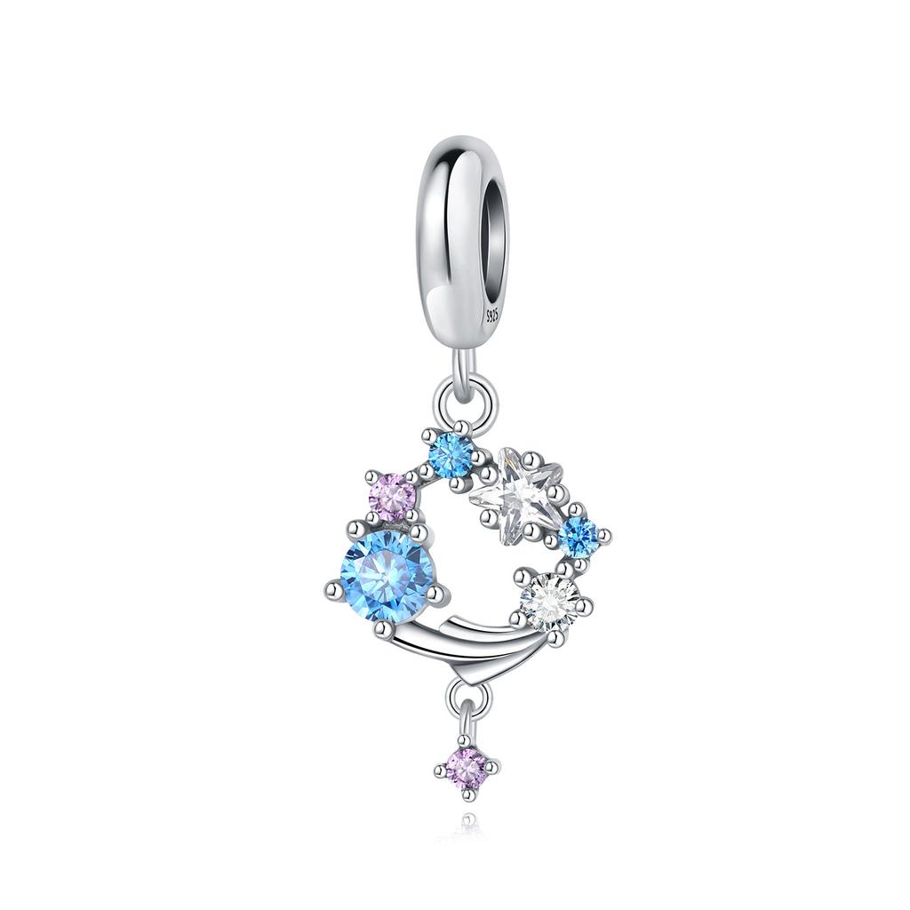 Copper 35 Styles Mysterious Stars Moon Pendants Bracelet Charms Fit Women Jewelry Party Beads Diy Gifts Accessories