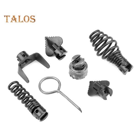 

7 шт./компл. Трубопроводный земснаряд, простой в установке, разборке, набор для прочистки дренажных труб, эффективный инструмент для очистки труб 7pcs