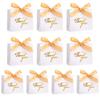 10 Pack Thank You Gift Bags Kraft Paper Material Candy Treat Boxes Mini Gift Bags  Christmas Gift