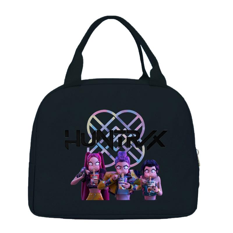 Cartoon Animation Academy Meal Bag Student Thermal Insulation Lunch Box Bag Office Workers Handheld Bento Bag