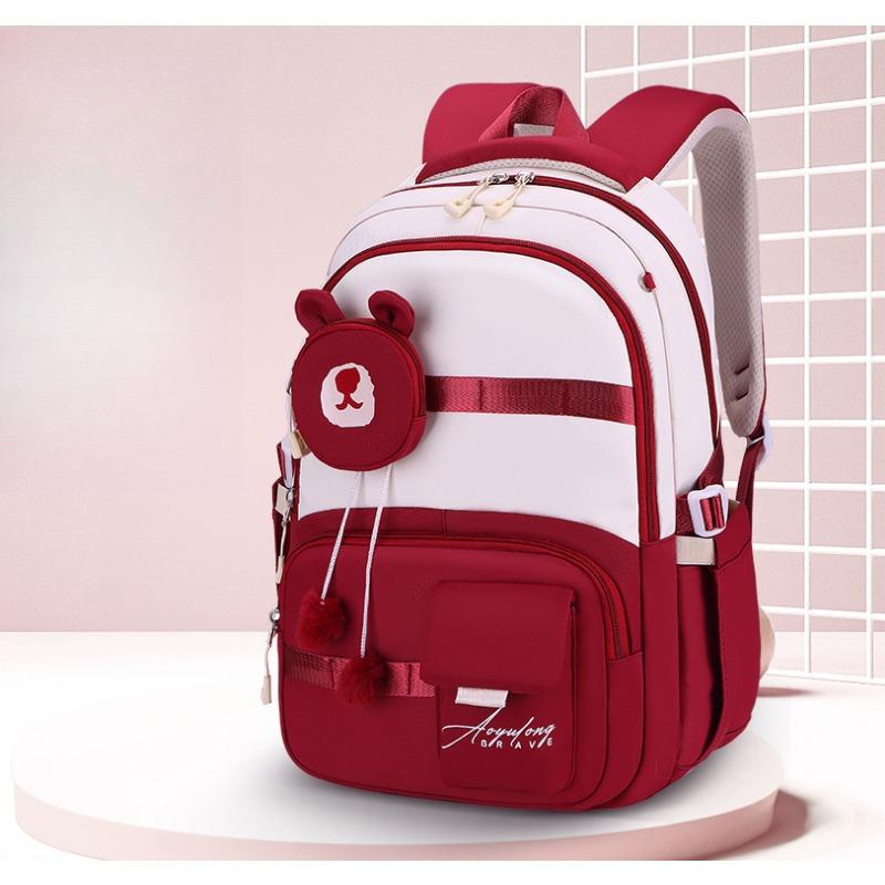Large-capacity Schoolbag, Ultra-light Pressure-reducing Backrest, College-style Backpack, Children's Backpack