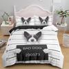 Fashion 3D Dog Bedding Set Digital Print Duvet Cover Pillowcase 2/3 Pcs Bed  Single/Twin/Double/Full/ Queen/ King Size