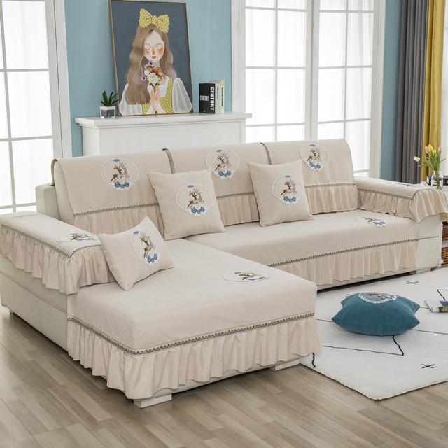 Jacquard-Sofakissen, verdickter, rutschfester Sofabezug, für alle Jahreszeiten, universeller Sofaschutz für das Wohnzimmer, Rückenlehne