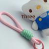 Paracord Keychain Wristlet Bag Charm Braided Strap Key Ring Rope Keychain Lanyard for Car Keys Phone