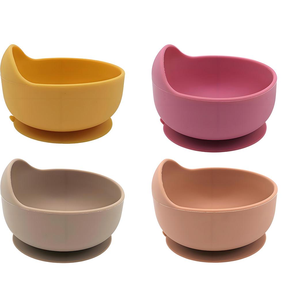 Children Suction Cup Bowl Feeding Tableware Infant Non-slip Coaching Learning To Eat Baby Complementary