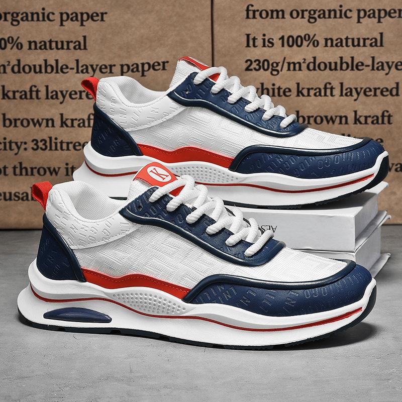 

Men s shoes spring and summer new 2025 mesh breathable fashion versatile casual shoes trendy sports dad casual sneakers 44