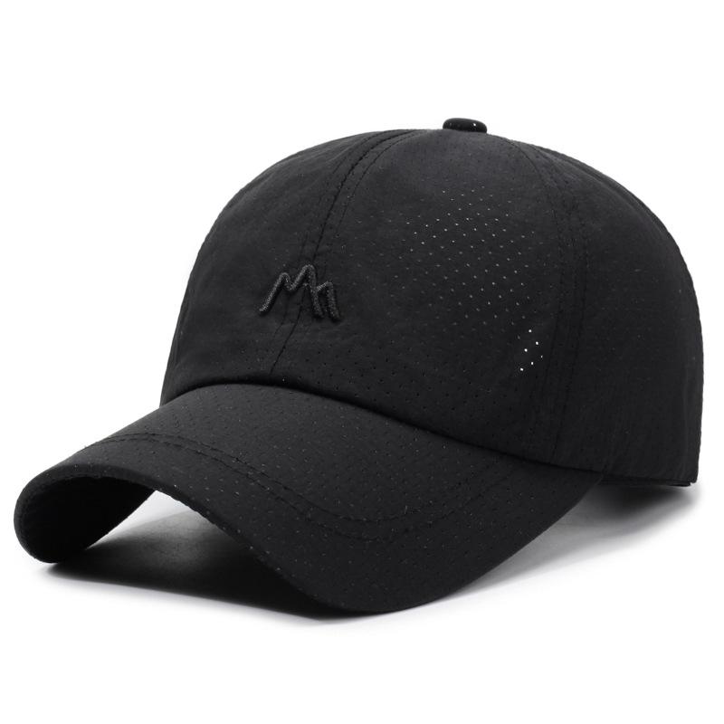 

Thin Quick-Drying Men s Sunscreen Sunshade Cap Women s Running Cap Breathable Baseball Cap чорний