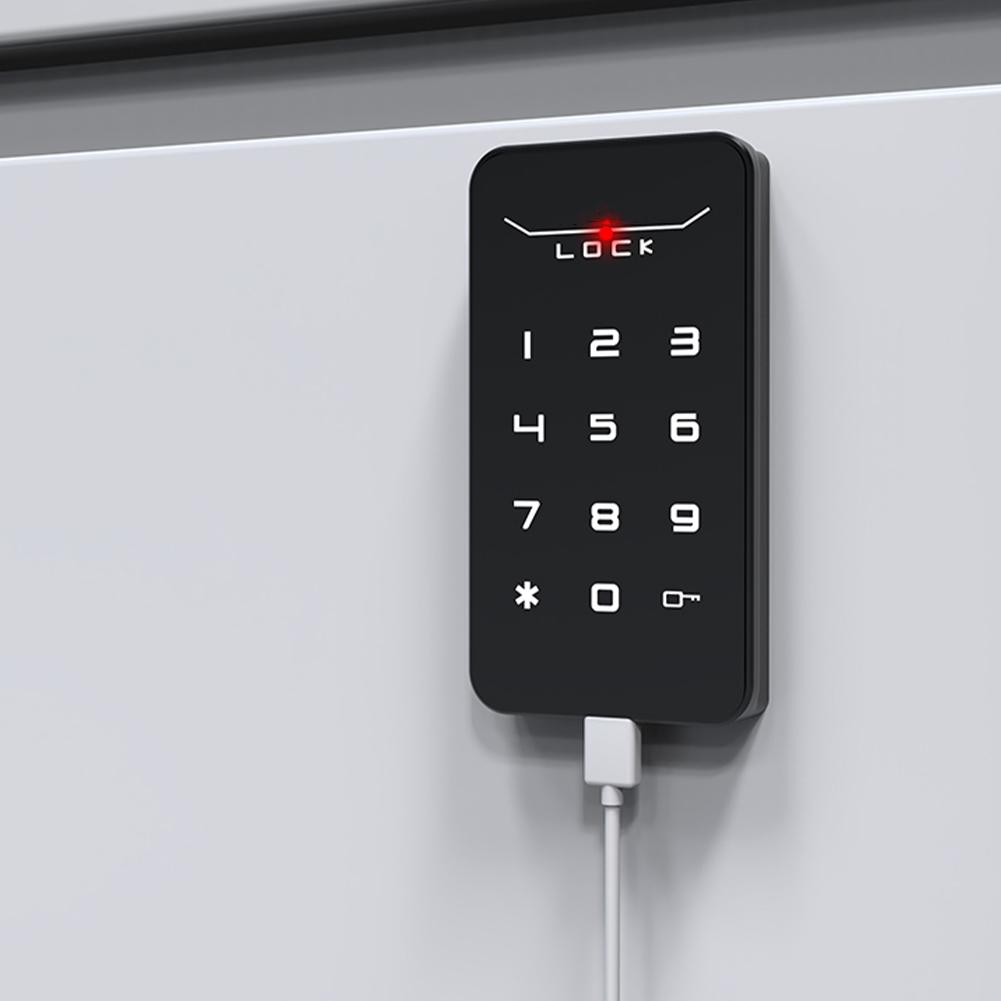 Electronic Cabinet Lock Kit, Smart Digital Password Entry Keyless Lock, Touch Keypad Electronic Lock For Cabinet, Locker, Office Furniture