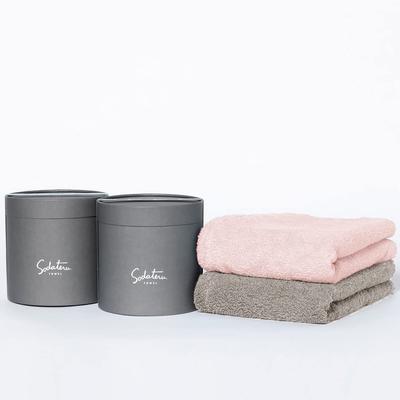 Nurture Toalla Toalla de Baño Set de Regalo de 2 Greige x "Feel" (Loto Lunar)