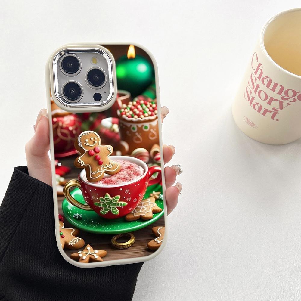 N107 Happy New Year Christmas art Soft Phone Cases для Samsung S24 S23 Plus A15 A35 A54 — фото 11