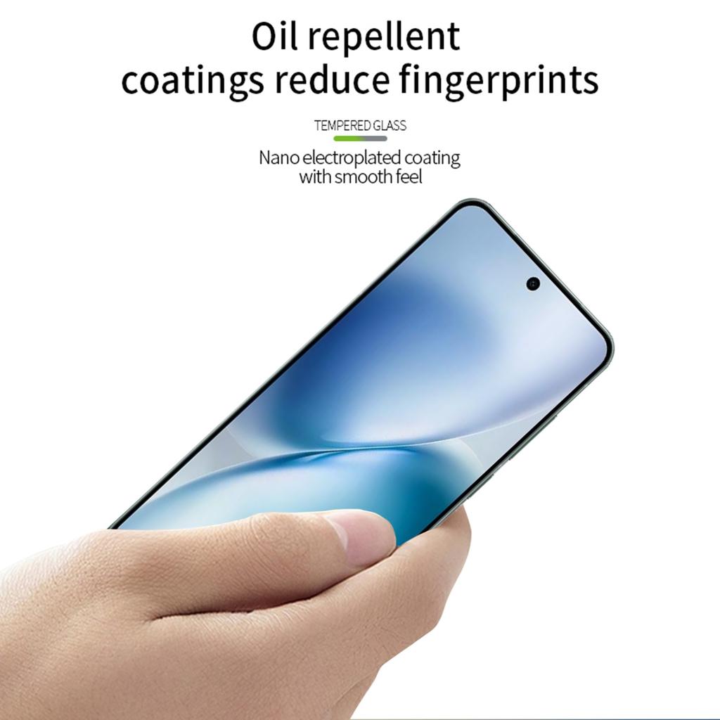 Für vivo X200s 5G Displayschutzfolie MOFI 9H Vollklebend Vollständige Abdeckung Hochwertige Aluminium-Silizium-Glasfolie