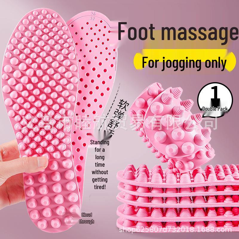 Comfortable Shock-Absorbing Insoles: Soft, Elastic, Odor-Resistant, Breathable Cushioning for Men and Women - Perfect for Sports and Casual Shoes.