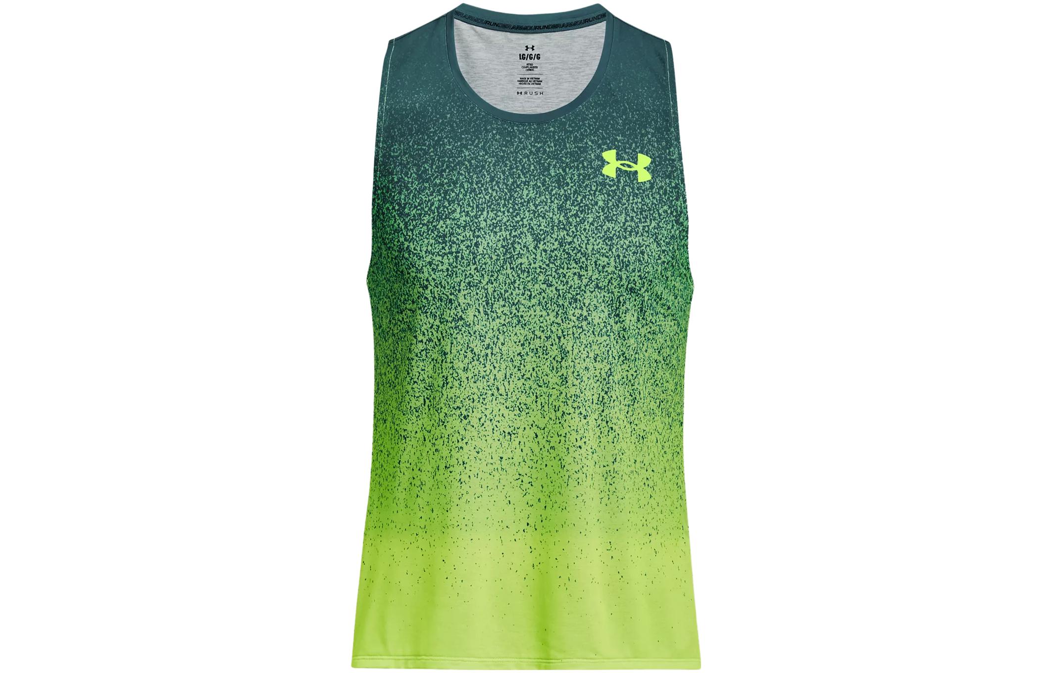 Under Armour RUSH Tank Top Men s Coastal Cyan 1377314-722 M