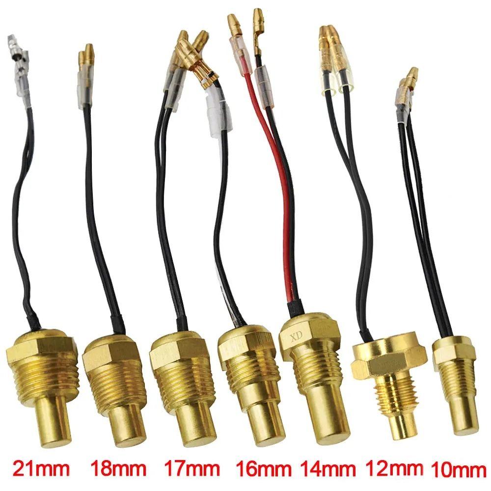 1Pcs 50K Head Plug Water Temperature Sensor 10/12/14/16/17/21mm NPT 3/8 1/8 1/2 Digital Temperature Sensor 12V/24V Universal