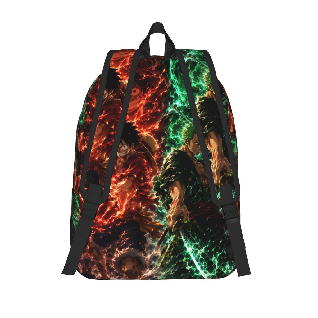 Style Demon Slayer Knapsack Shounen Manga Mochilas Adjustable Strap Campus Sturdy Carry Rucksack Suitable for All Ages