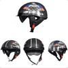 Carbon Fibre Motorcycle Helmet Retro Moto Helmet DOT Approved Capacete De Moto Cycling Half Helmet Motorcycle Equipments