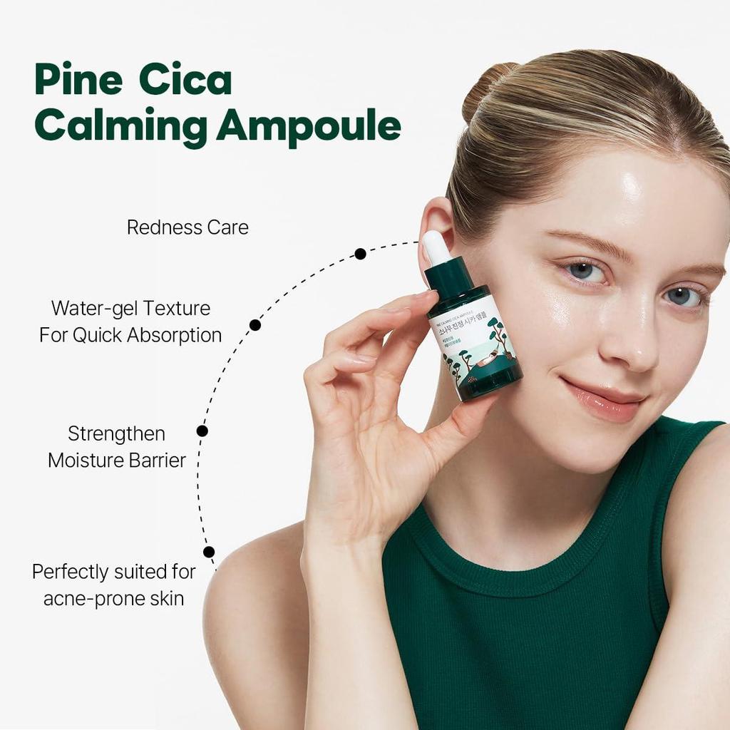 [Intensive Soothing] ROUND LAB Pine Calming Cica Ampoule Special Set 30ml (+ Toner 20ml)