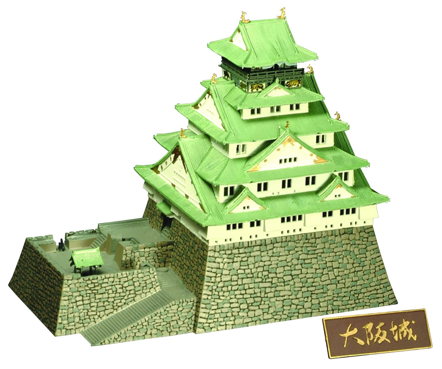 

Doyusha 1/350 Japanese Castle Standard Osaka Castle Plastic Model S-22 Molded Color