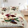 3pcs Mickey Printed Bedding Set, Breathable And Soft, Machine Washable, Christmas Gift, Suitable for Bedroom Decoration, 093