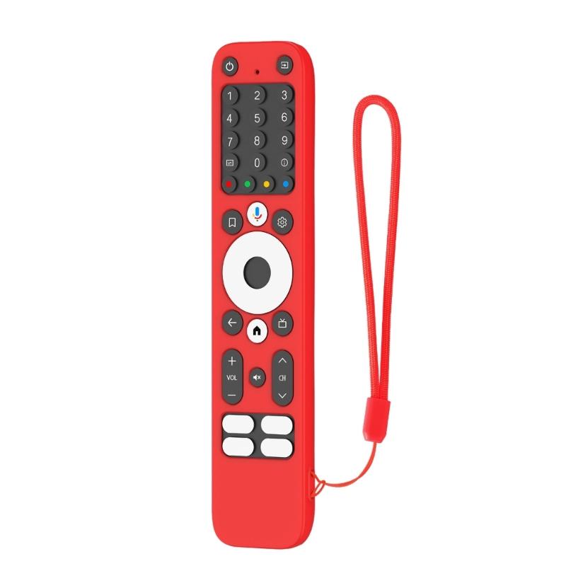 Scratchproof Silicone Sleeve Scratchproof Flexible Cover for Homatics Box R 4K Remote Control Case Skin with Lanyard