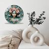 Professional 30x30cm Glass Wall Clock with Customizable Dial and Hands Color