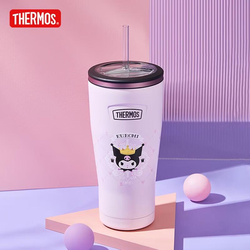 Термос-кружка Thermos Dual-Drink из нержавеющей стали с двойными стенками