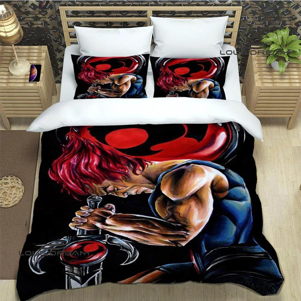 Thundercats Anime Printed Bedding Sets Exquisite Bed Supplies Set Duvet Cover Bed Comforter Set Bedding Set Luxury Birthday Gift