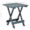 Folding Garden Table Green 45 x 43 x 50 cm Plastic