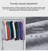 Unisex Oversized Solid Color Hooded Sweatshirt - Long Sleeve Pullover with Pocket