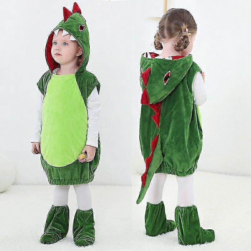 Halloween Children's Clothing Dinosaur Clothes Set Children's Cute Cos Clothing Kindergarten Cartoon Show Boys And Girls