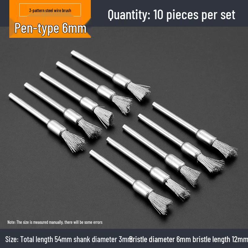 Electric Grinder Steel Wire Brush - Rust & Polishing Head for Walnut & Wenwan Grinding, Steel & Electric Brush.