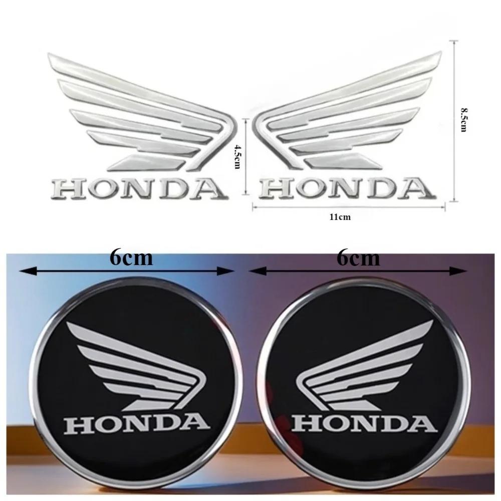 PYYG6 3D Flying Wing Rubber Round Label Set Motorcycle Decoration and Modification Accessories Honda StickersPCX125PCX160CBRCBR650R