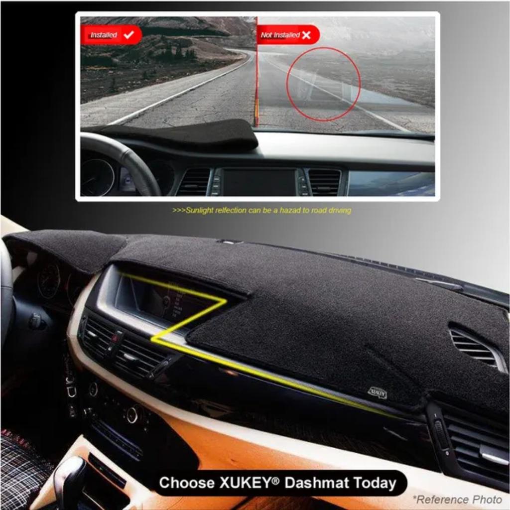 Car Dashboard Cover Dash Mat Sun Shade  Pad Carpet LHD For To/yota HIG/HLANDER 2014- 2019