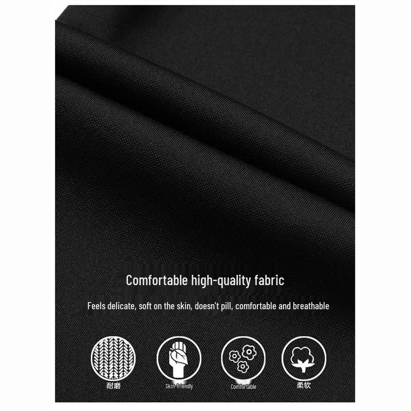 Women's Black High-Waisted Slit Micro-Flare Pants - Slimming & Stylish for Spring & Autumn 2024