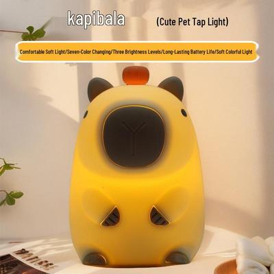 Capybara Silicone Night Light with Timer & USB Rechargeable