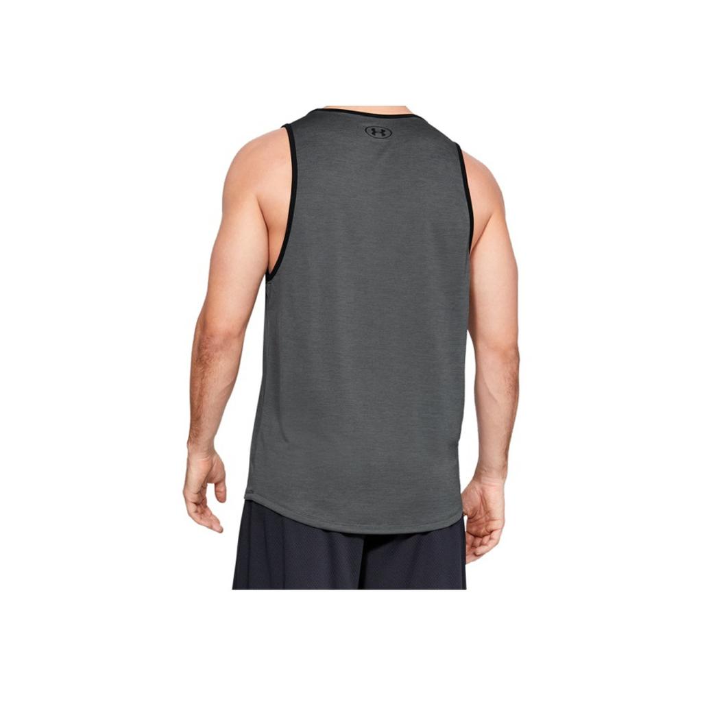 Under Armour UA Tech 2.0 Sports Training Vest Men Tops Peach Grey 1328704-013