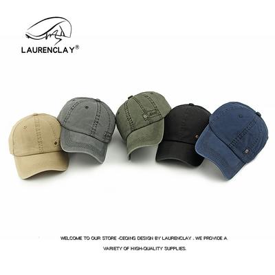 Fashion Washed Cotton Baseball Cap Men and Women Outdoor Sun Protection Visor Retro Cap Tide